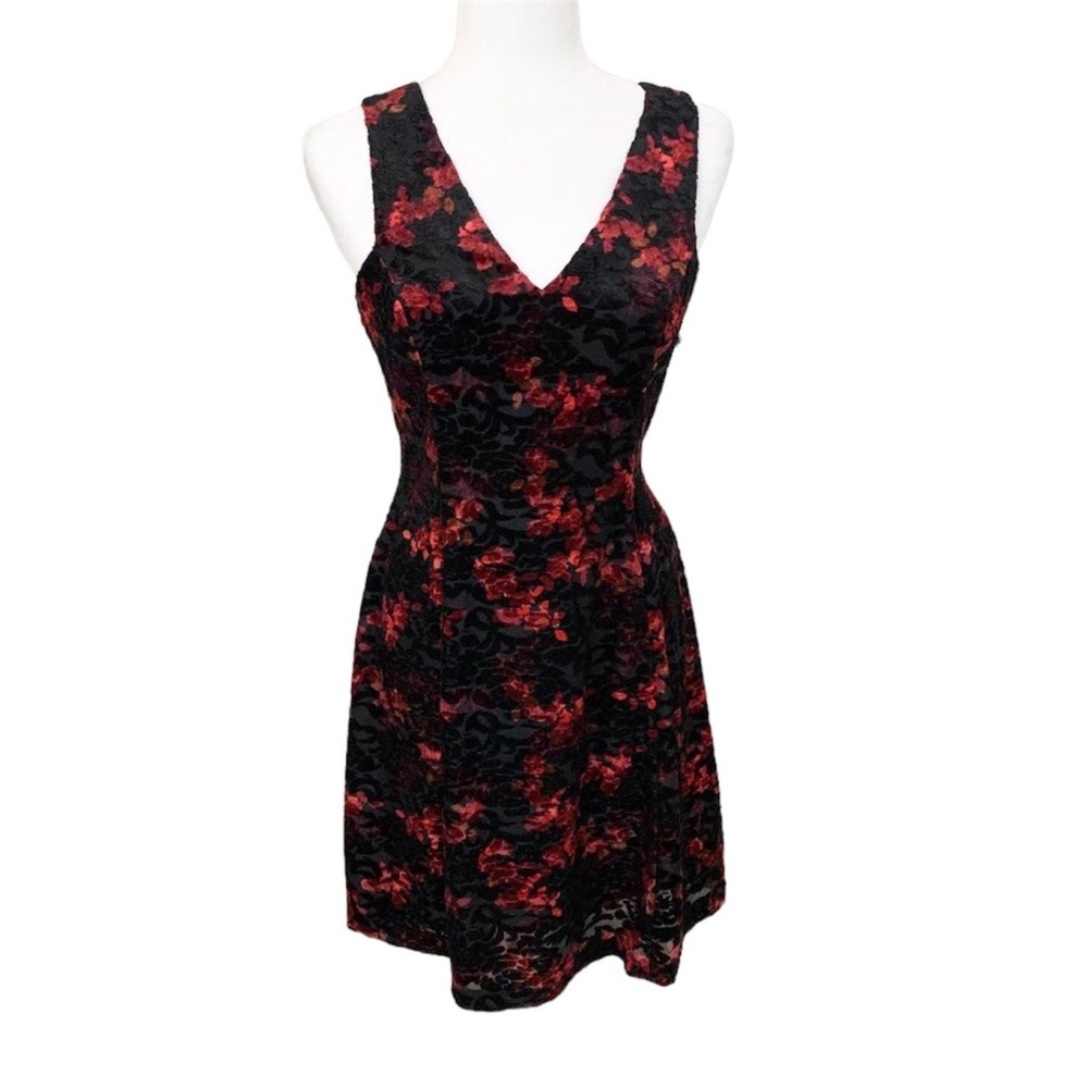 NWT Kensie Dress Velvet Burnout Sleeveless 2 NWT